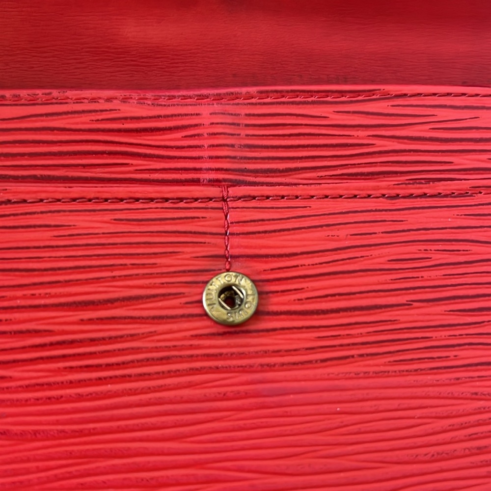 Louis Vuitton Red Epi Continental Wallet - Picture 7 of 13